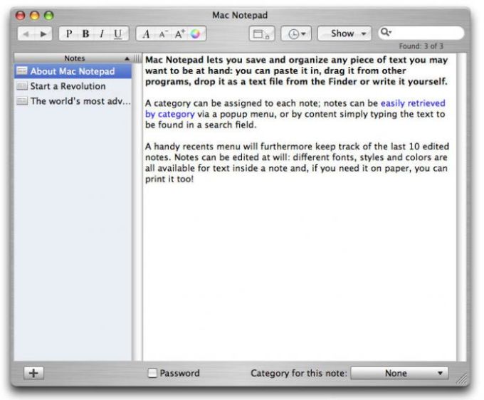 Note Pad For Mac Download